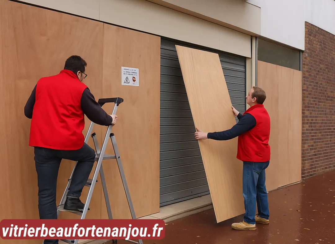 Mise en sécurité fermeture provisoire Beaufort-en-Anjou
